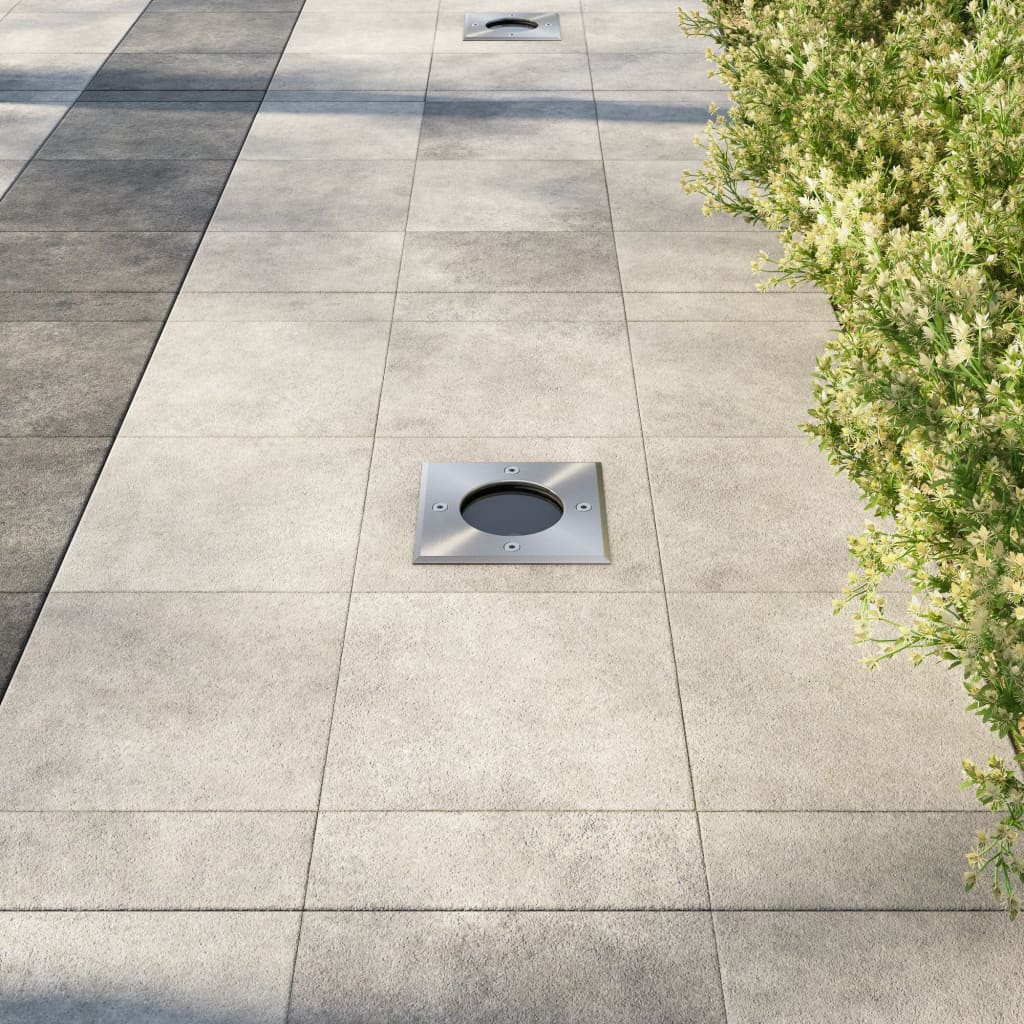 Vidaxl ground spots for outside 3 pcs square