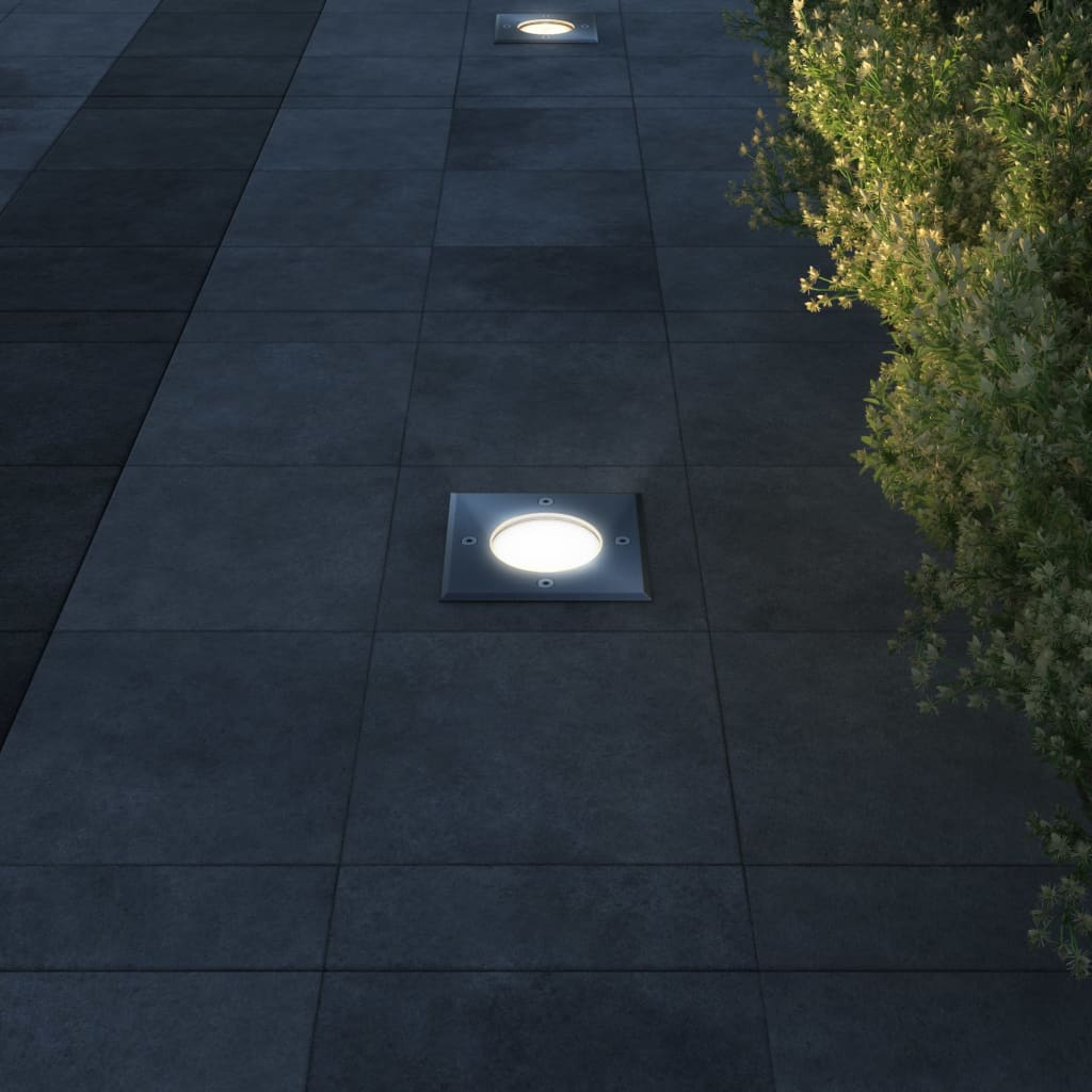 Vidaxl ground spots for outside 3 pcs square