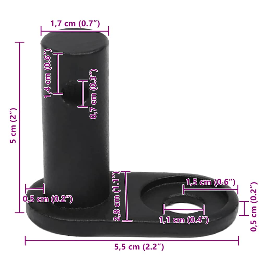 Vidaxl koppeling voor fietsaanhanger