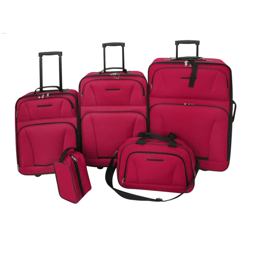 Vidaxl Travel Bagage Set 5 peças