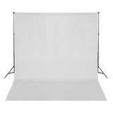 Vidaxl bakgrunn uten standard 300x300 cm bomull hvit