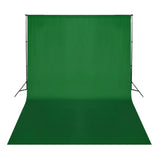 Fundo Vidaxl sem Chomakey padrão 500x300 cm Cotton Green