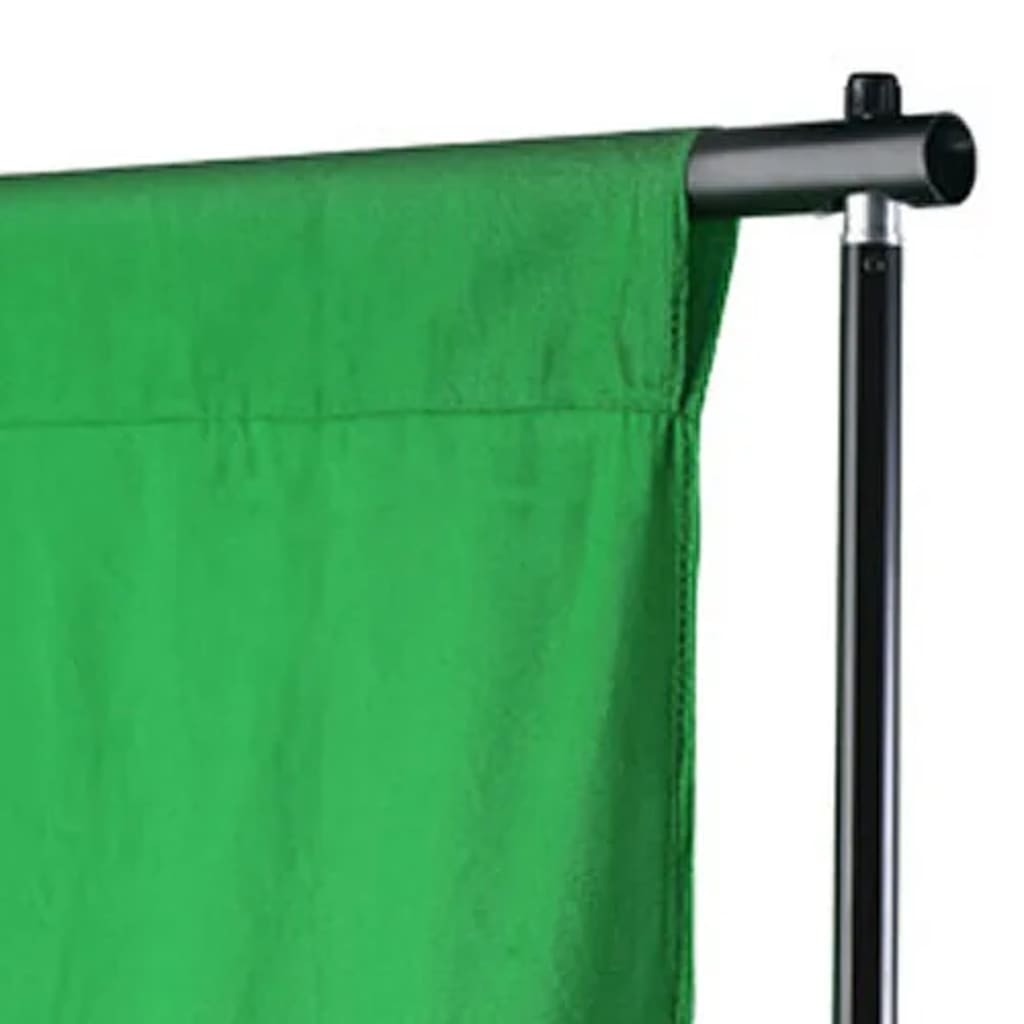 Fundo Vidaxl sem Chomakey padrão 500x300 cm Cotton Green