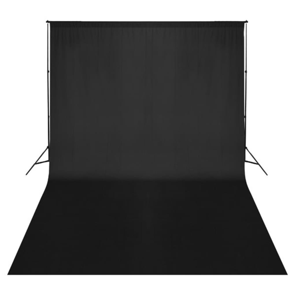 Vidaxl Background without standard 500x300 cm cotton black
