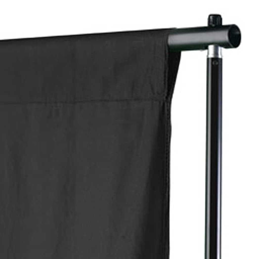 Vidaxl Background without standard 500x300 cm cotton black