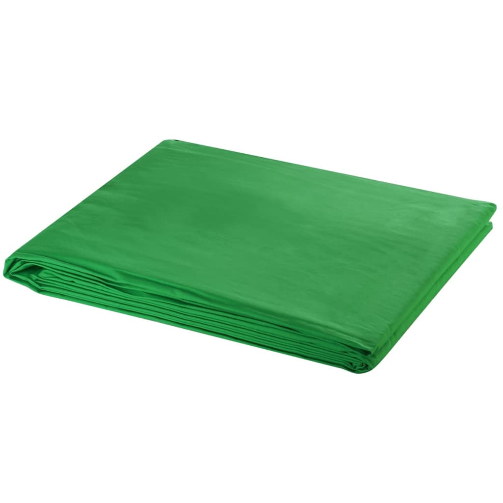 Contexte Vidaxl sans chromakey standard 600x300 cm vert coton