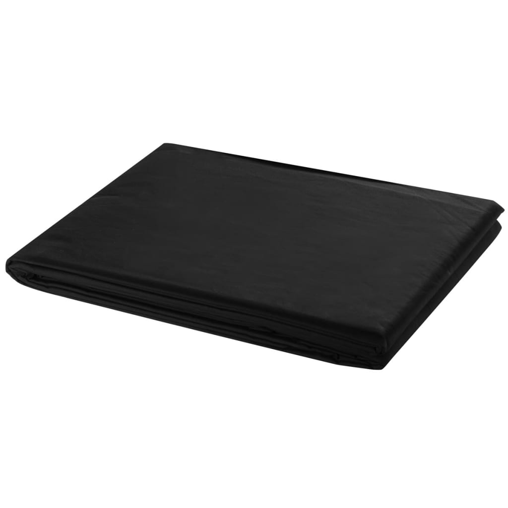 Arrière-plan vidaxl sans noire de coton standard 600x300 cm