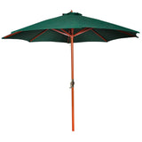 Vidaxl Parasol 258 cm Green