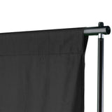 VidaXL Background System 600x300 cm black