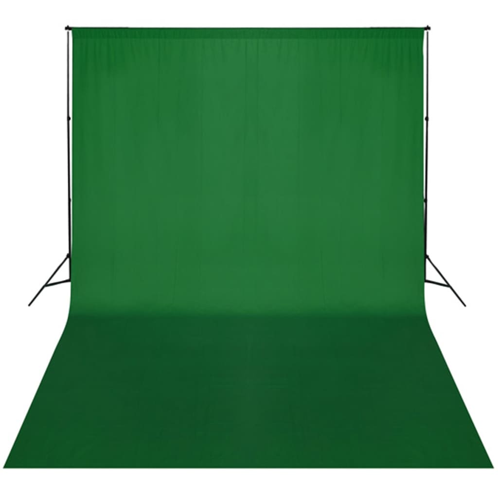 VidaXL Background System 300x300 cm green