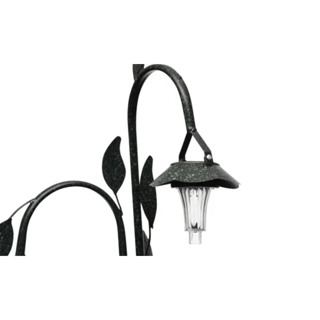 Vidaxl Standard za viseče košare z LED osvetlitvijo