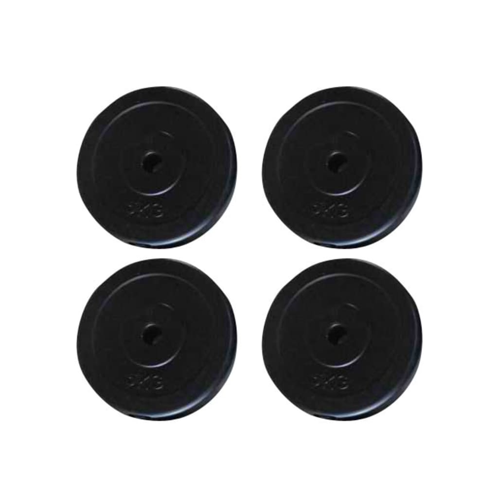 VidaXL Halter discs 4 st 20 kg