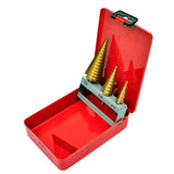 VidaXL HSS stepped drill set 3-piece