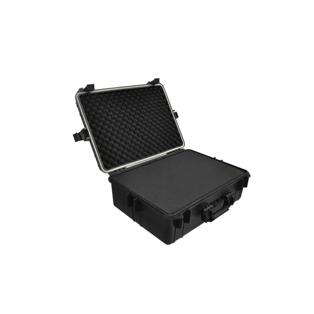 Vidaxl hardcase transport case with foam filling black