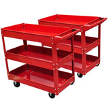 Vidaxl Tool Trolleys 2 ms con 3 ripiani