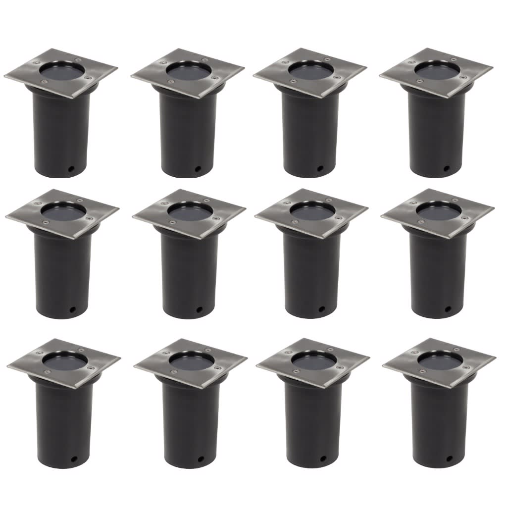 VIDAXL -Bodenflecken für außerhalb von 12 PCs Quadrat