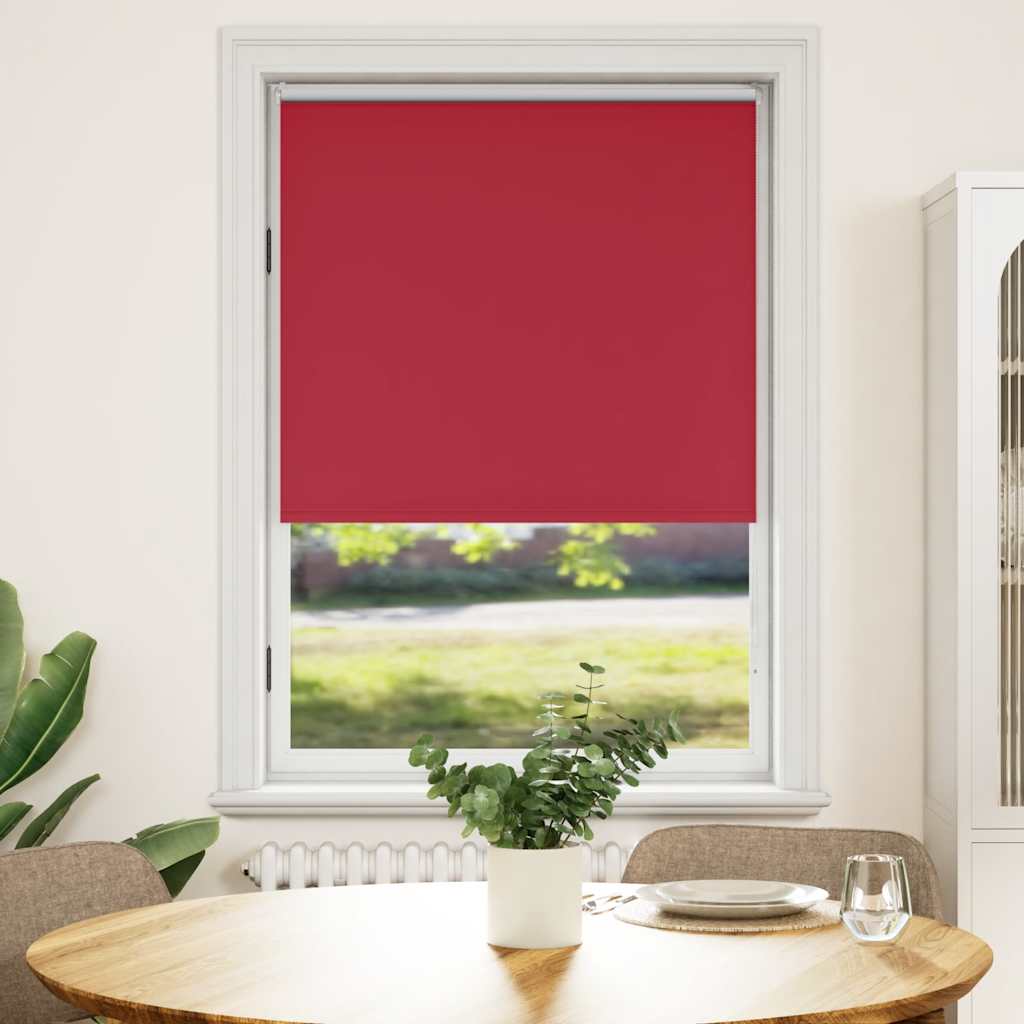 Vidaxl Roller blind fordømmende 100 x 175 cm rød