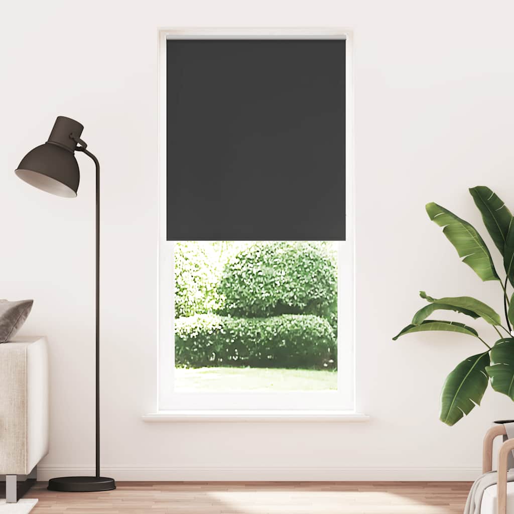 VidaXL Roller blind Damning 80x230 cm Black