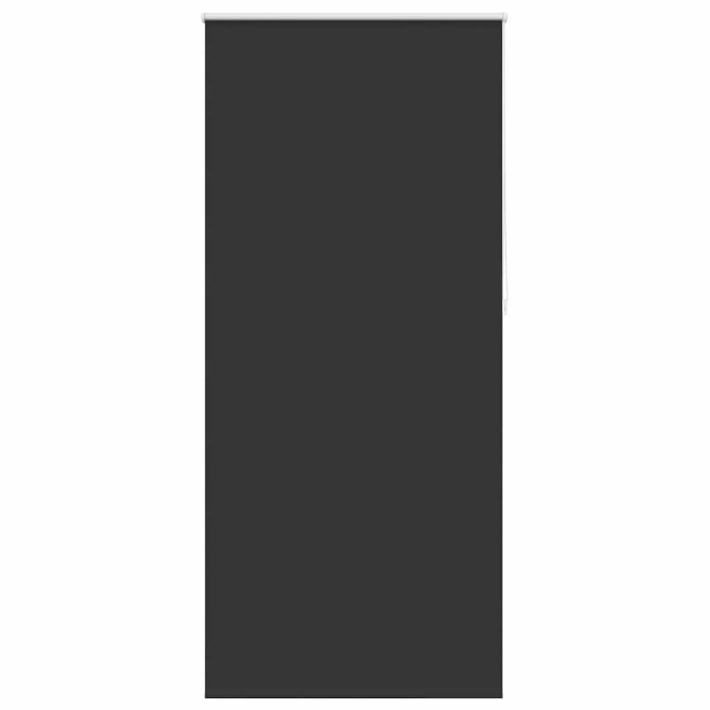 VidaXL Roller blind blackout Blackout 100 x 230 cm Black