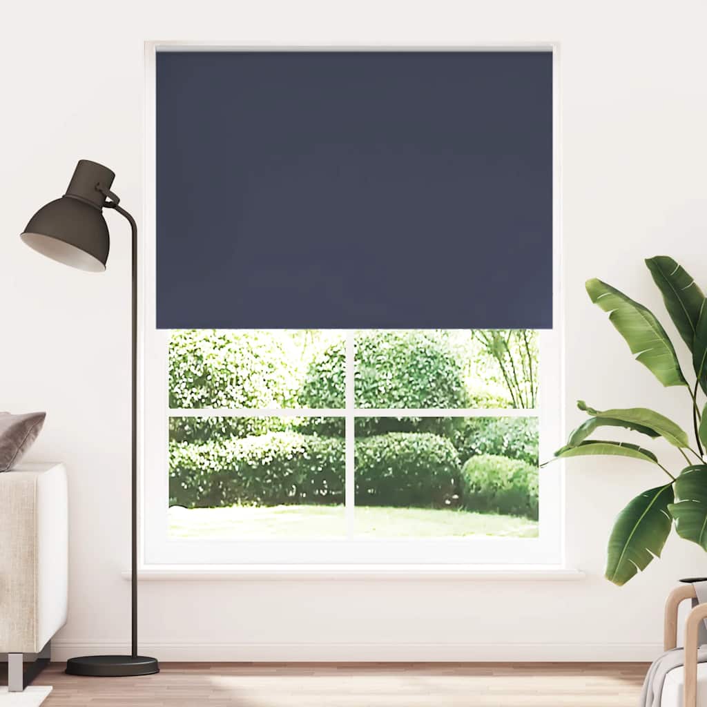 Vidaxl Roller Blind Blackout 160 x 230 cm morska modra