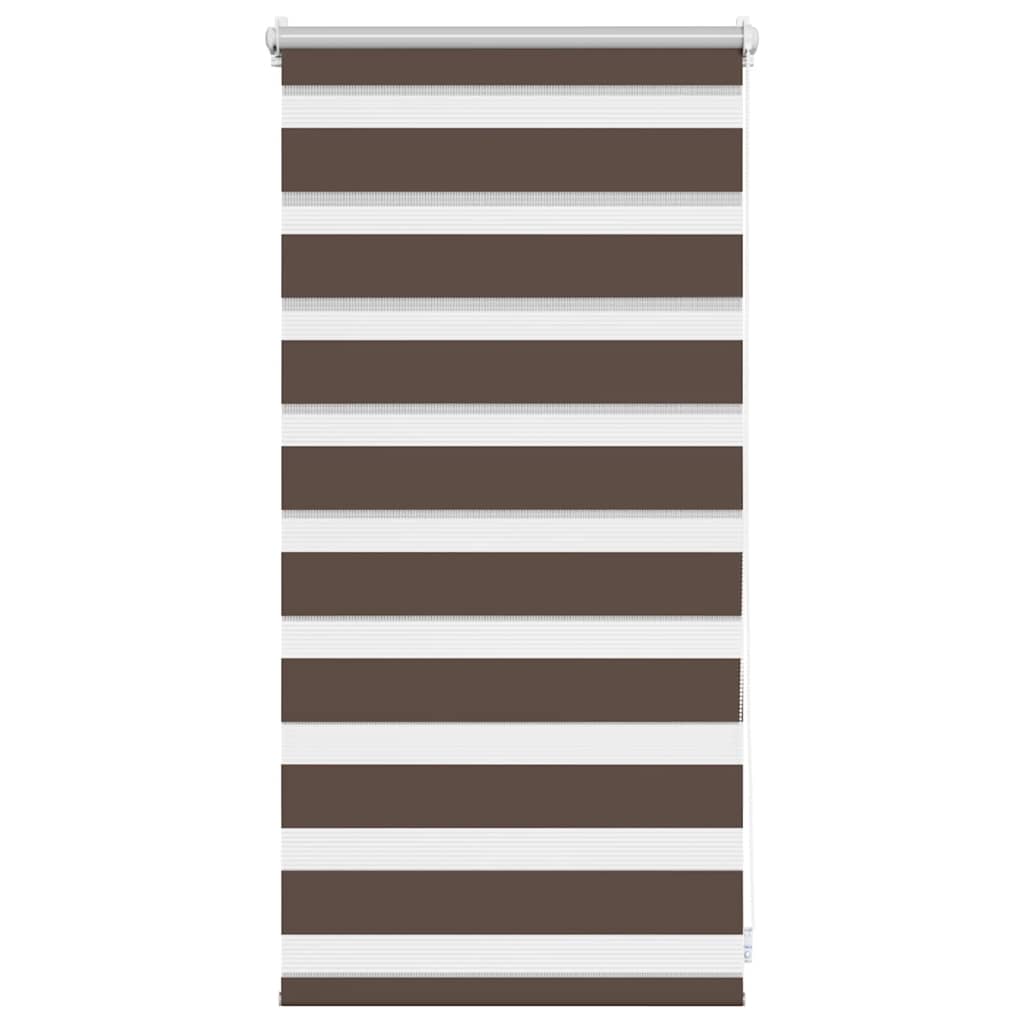 Vidaxl Duo Roller Blind 40x100cm Coffee Brown