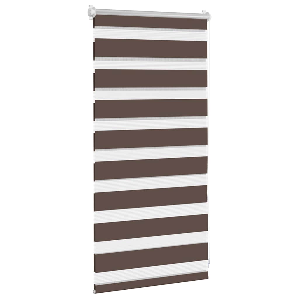 Vidaxl Duo Roller Blind 40x100cm Coffee Brown