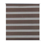 VidaXL Duo Rolgordijn 60x120cm Koffiebruin