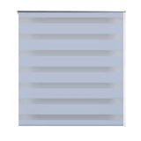 Vidaxl Duo Roller blind 70x120 cm white