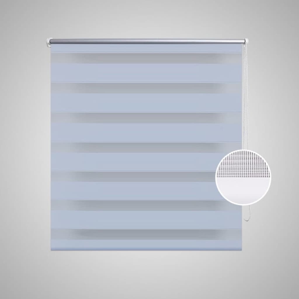 Vidaxl Duo Roller blind 70x120 cm white