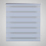 Vidaxl Duo Roller blind 70x120 cm white