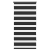 Vidaxl Duo Roller Blind 80x150 cm schwarz