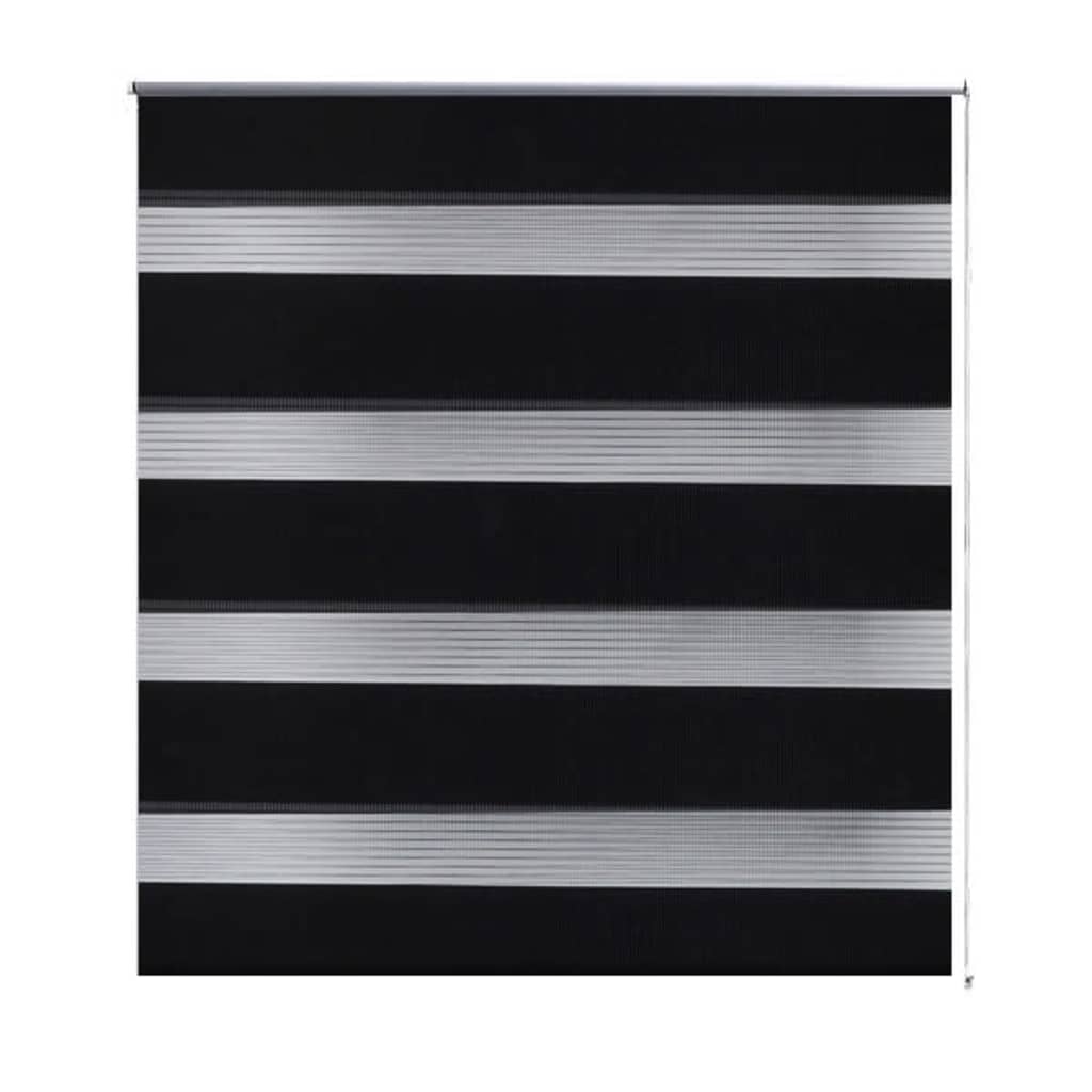 Vidaxl Duo Roller blind 120 x 175 cm Black