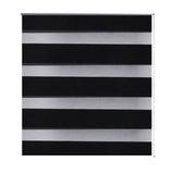 Vidaxl Duo Roller blind 120 x 175 cm Black