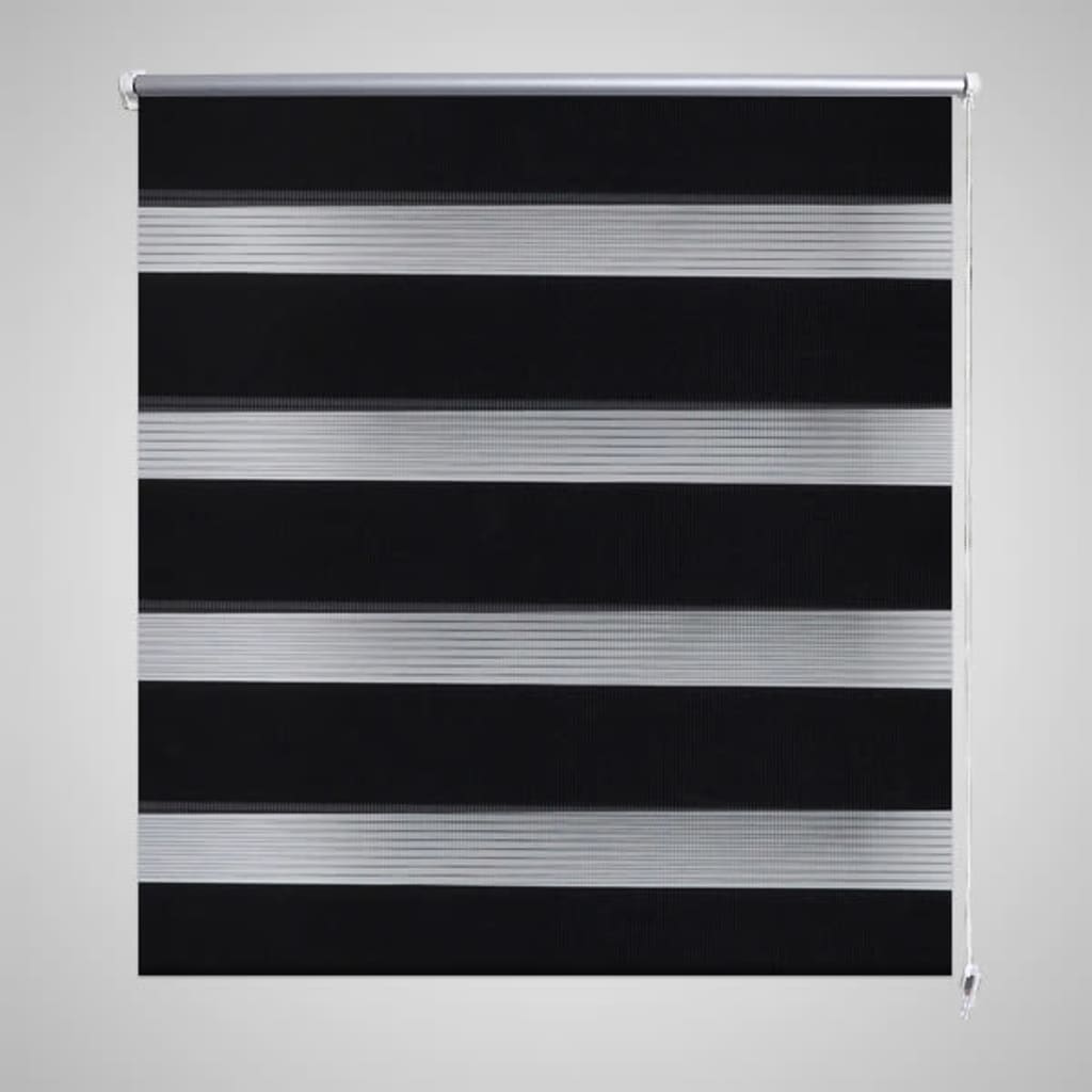 Vidaxl Duo Roller blind 120 x 175 cm Black