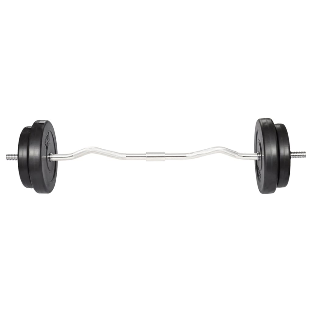 Vidaxl halter med vægte 30 kg