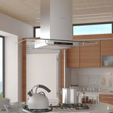 VIDAXL Extractor Hood pro vaření ostrova s ​​LCD obrazovkou
