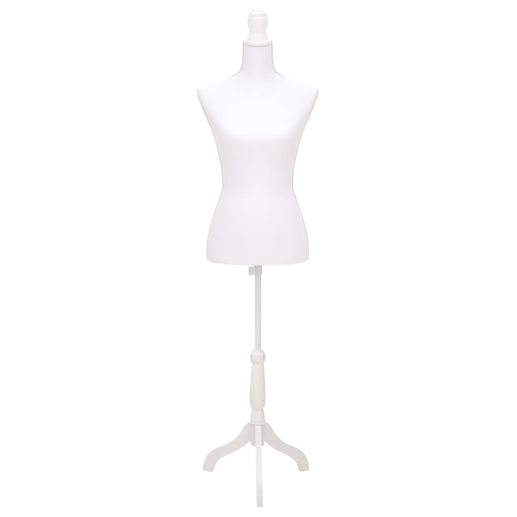 Vidaxl estalage lutka torso ženska bela