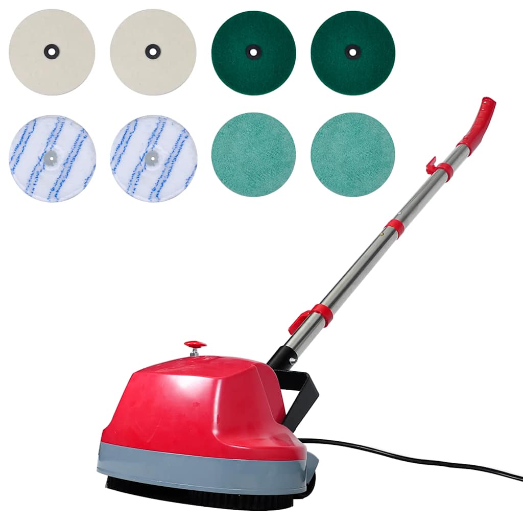 Vidaxl 5-an-1 zwee-penked Buedem scrbub Polish Maschinn
