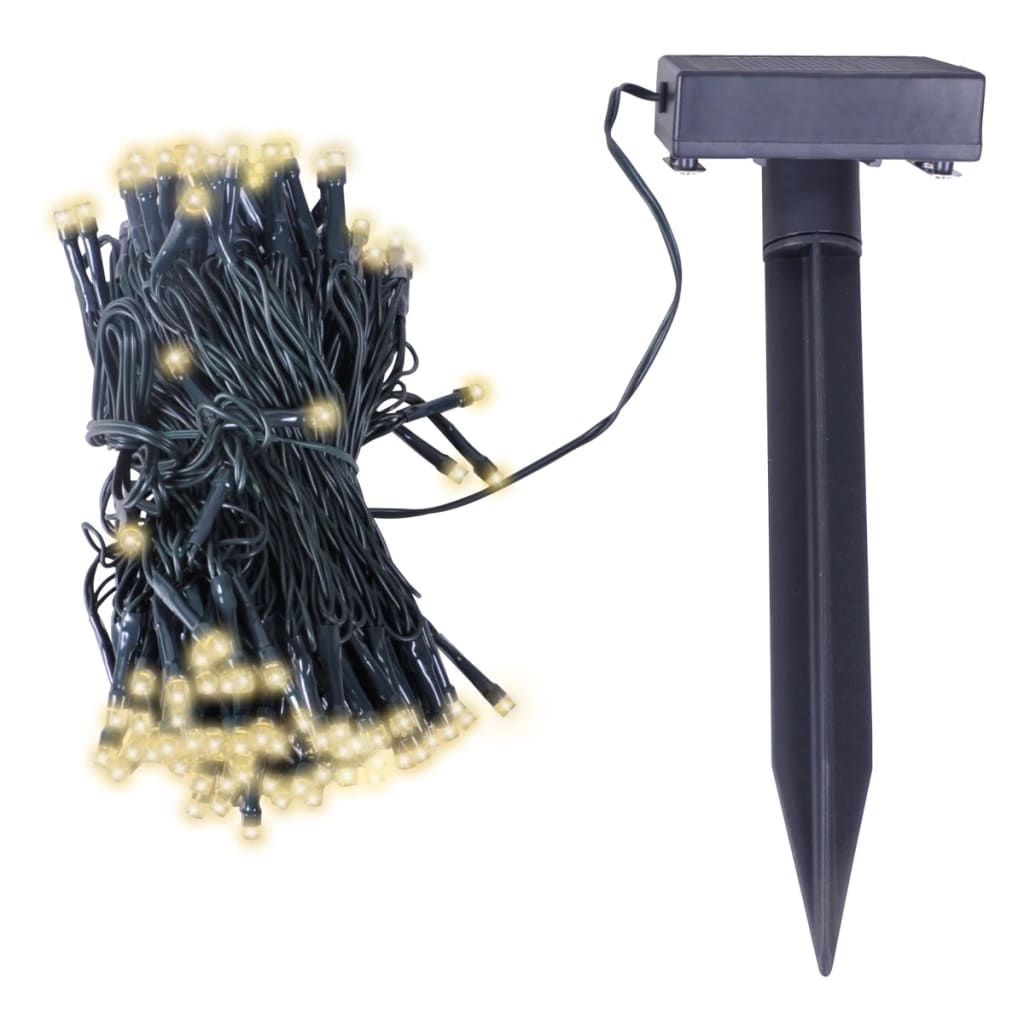 Vidaxl LED light cord Solar Warm white