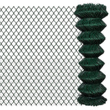 Vidaxxl mesh fence 1.25x15 m steel green