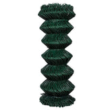 Vidaxl mesh fence 1x25 m steel green
