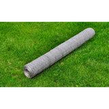 Vidaxl chicken wire 25x1 m galvanized steel silver colored
