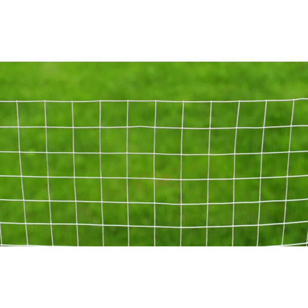 Piščančja žica vidaxl 10x1 m pocinkano jekleno srebrno obarvano