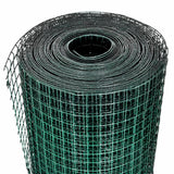 Vidaxl chicken wire 10x1 m galvanized steel with PVC coating green