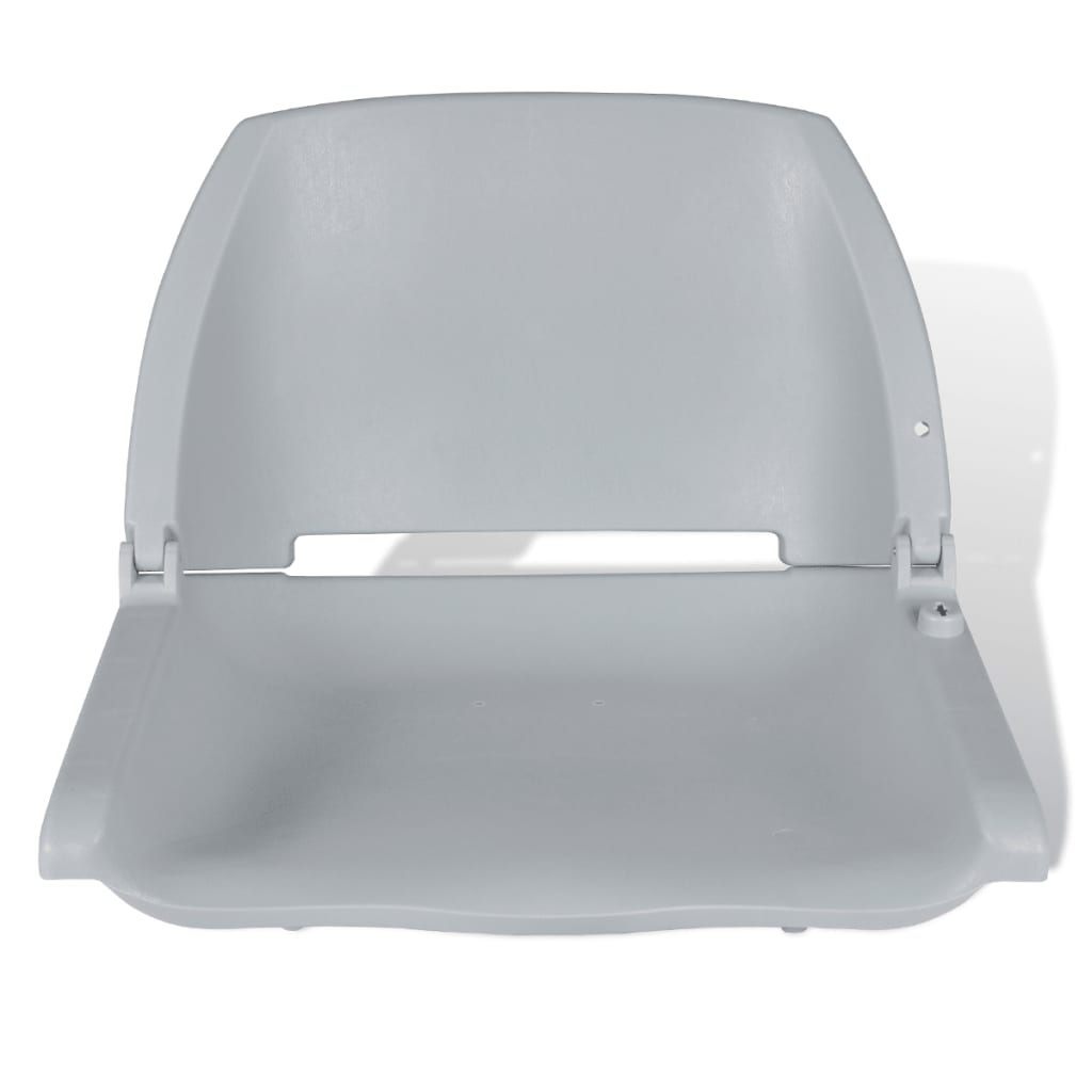 Vidaxl Boat Chair bez skládacího polštáře 48x51x41 cm šedá