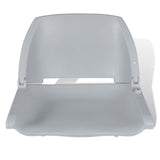 Vidaxl Boat Chair bez skládacího polštáře 48x51x41 cm šedá