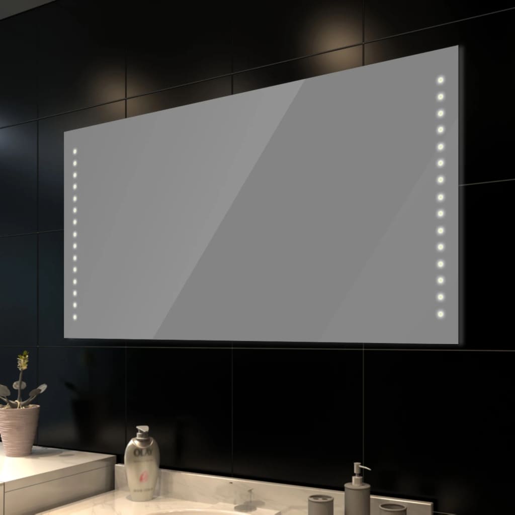 Espejo de baño Vidaxl con LED 100x60 cm