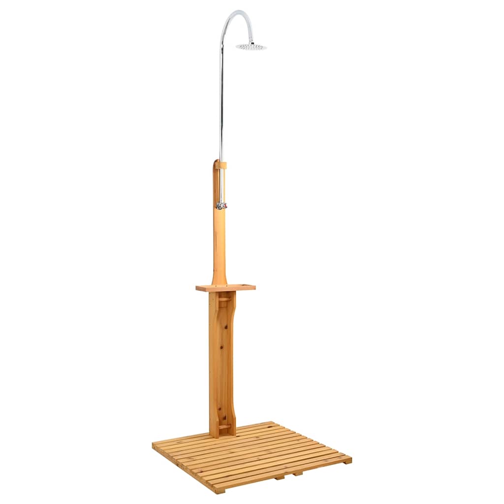 Vidaxl Wooden Tuindouche