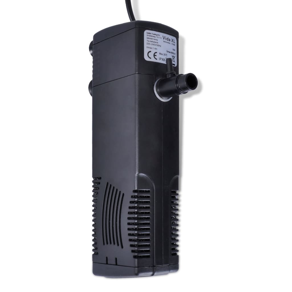 Vidaxl Aquariumfilterpumpe mit aktivem Kohlenstoff 800 l u