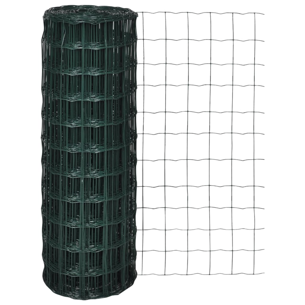 Vidaxl Euro HEK 10x0.8 m de acero verde